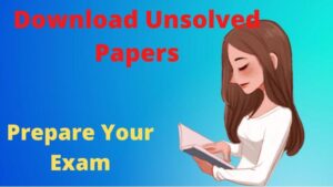 CCSU BSC Previous Year Question Papers​