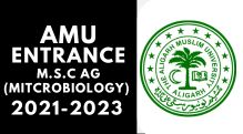 AMU Entrance M.S.C (AG) MitcroBiology 2021-2024
